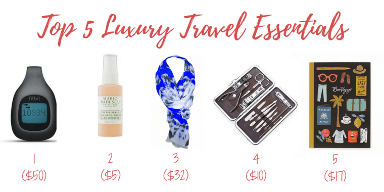 Top 5 Luxury Travel Essentials