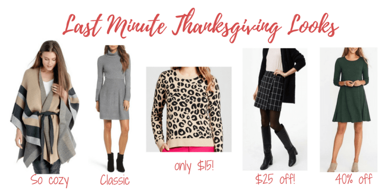 Last Minute Thanksgiving Looks